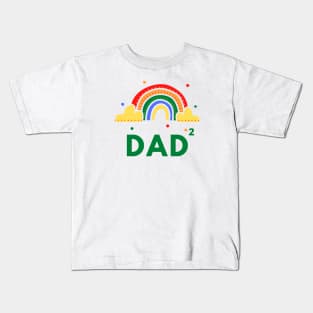 Two dads, dad2 Kids T-Shirt